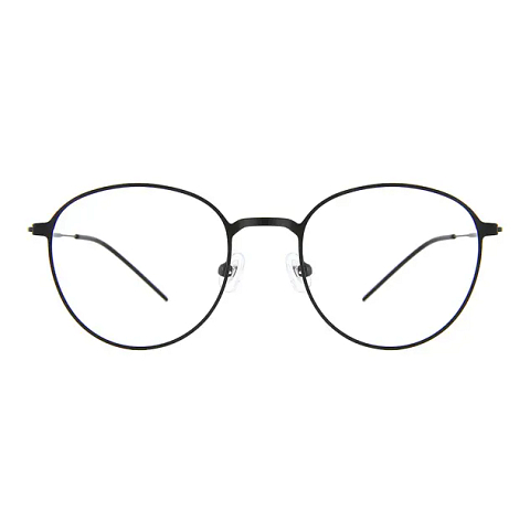OWNDAYS | AIR MATTE BLACK Full Rim Round left side